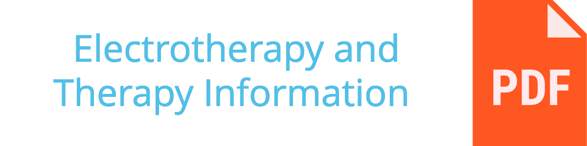Electrotherapy and Therapy Information
